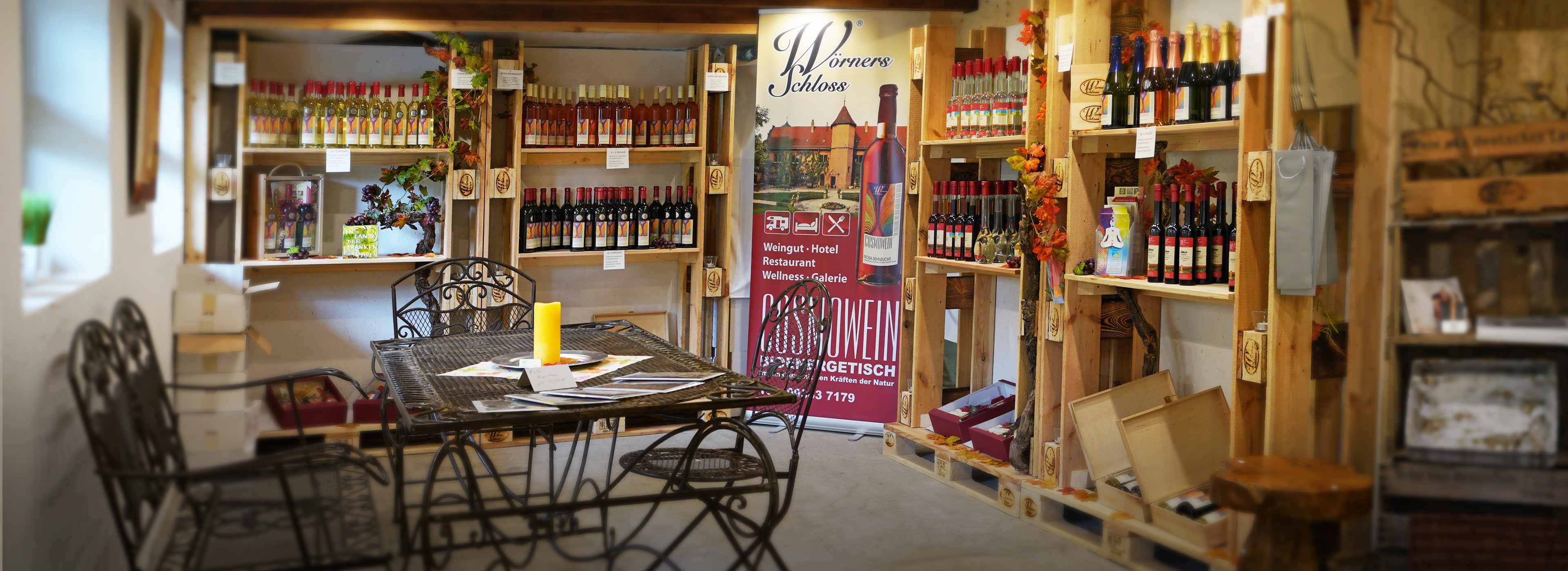 Weinverkauf Schlossladen