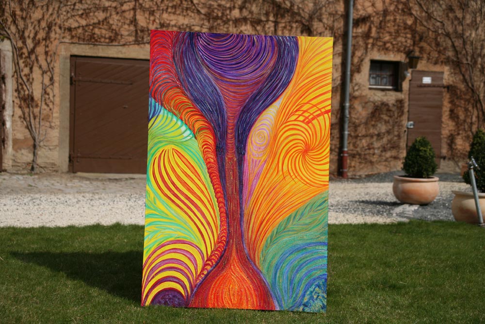 Cosmowein das Gemälde